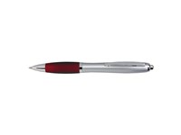 Pen sway met drukknop en rubbergrip. Art. inspirion Sway