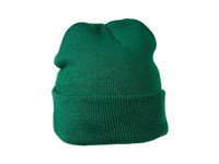 Gebreide muts art. 1450 araco , actie incl. borduur vanaf 50 stuks , muts met omslag