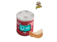 Gepersionaliseerd mini blik Pringles met eigen logo, 40 gr.