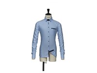 Herenhemd harvest Purple bow regular fit , trendy hemd met oog voor detail