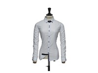 Dameshemd harvest purple bow lady,trendy hemd met oog voor detail