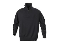 gebreide pull heren korte rits , model Largo