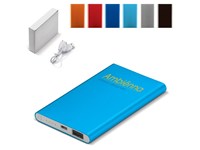 Powerbank Slim 4000 MAH , mooie platte aluminium powerbank