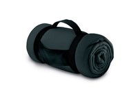 Comfortabele fleece 150 x 120 cm, met handvat waar logo wordt op bedrukt