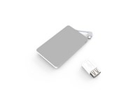 Trendy powerbank voor I phone en android, groot drukoppervalk