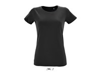Dames T shirt, Trendy snit en no label, zijnaden model Regent fit women